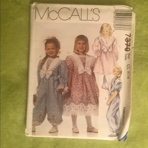 McCall's Sewing Pattern - Childrens size CL (6,7,8